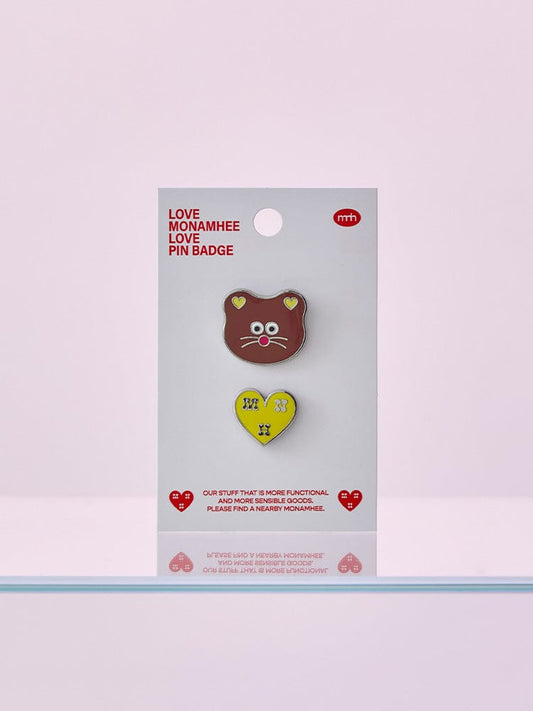MNH BEAUTY/ACC 단품 [패밀리세일] MNH 브레드 메탈 핀뱃지