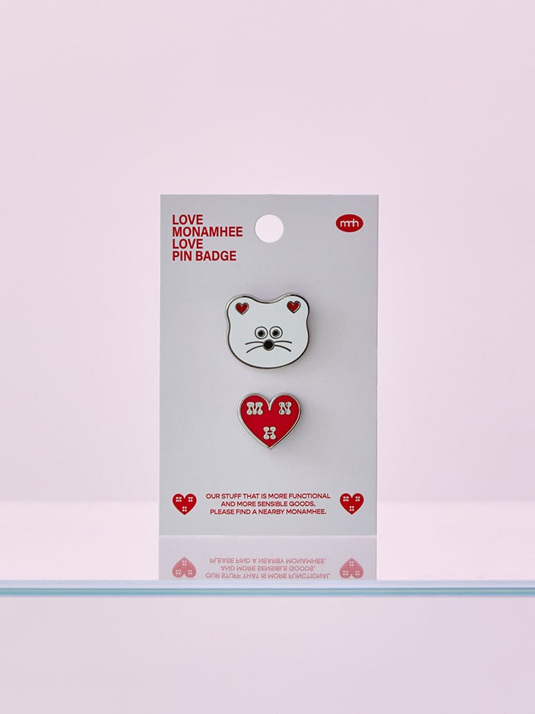 MNH BEAUTY/ACC 단품 [패밀리세일] MNH 크림이 메탈 핀뱃지