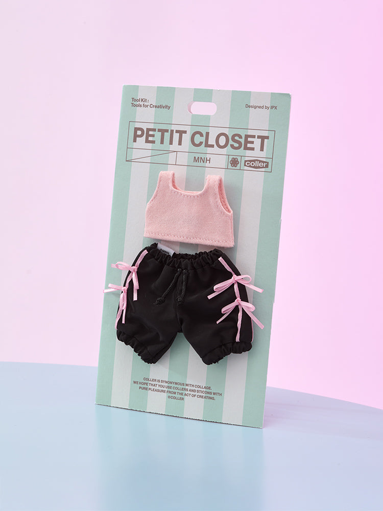 MNH TOY_ 탱크탑스웻팬츠 MNH 25 FW 쁘띠 클로젯 탱크탑 스웻팬츠