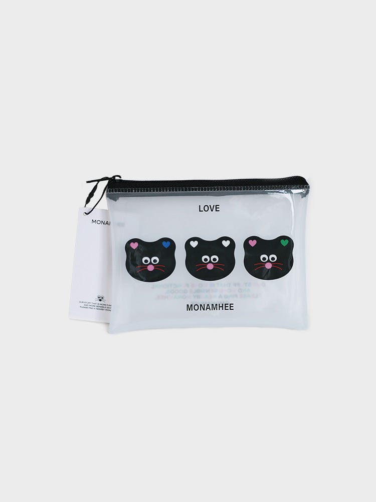 MONAMHEE BAG 단품 모남희 지퍼 투명파우치 블핑이