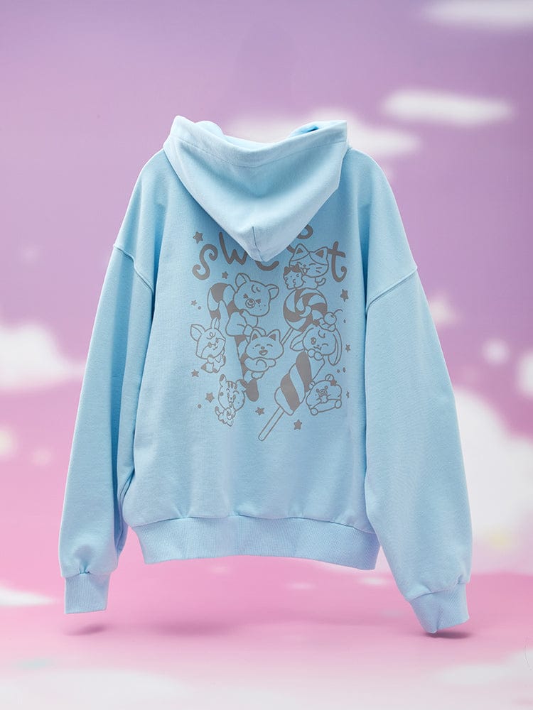 NCT DREAM APPAREL_ 드리미즈 후드 집업 NCT DREAM 스윗 드리미즈 후드 집업 (베이비 블루)