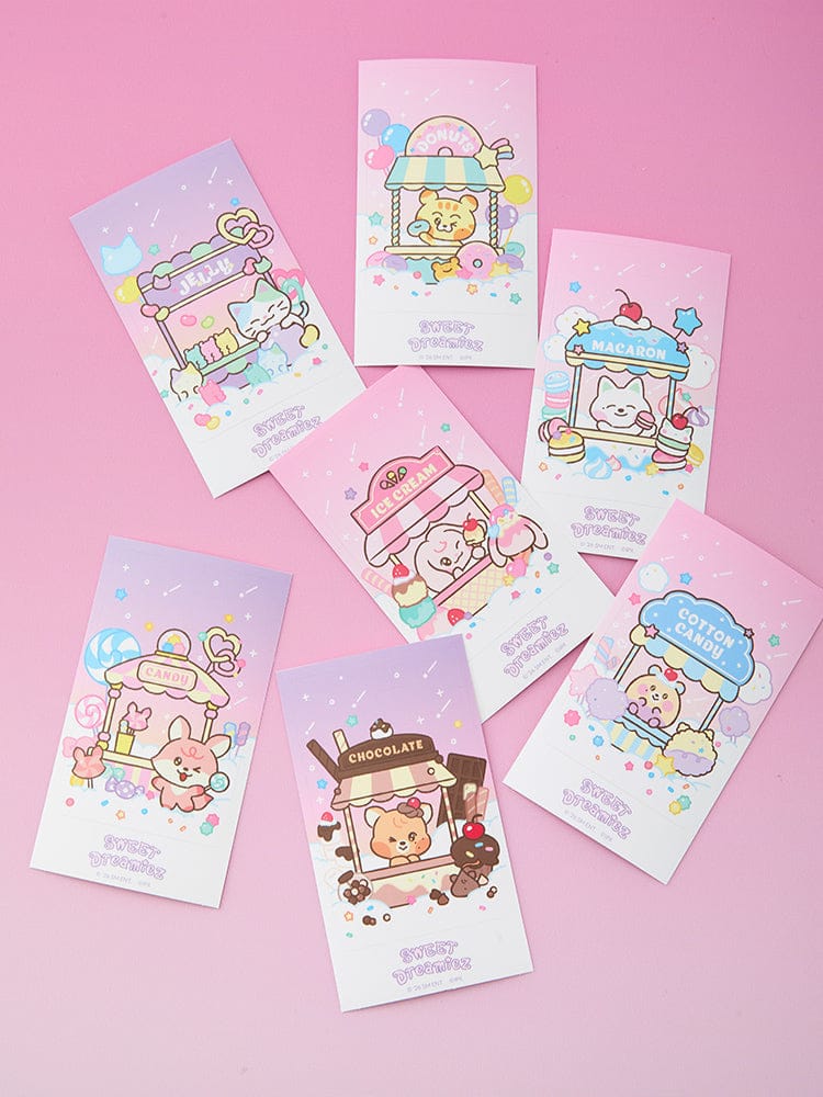 NCT DREAM OFFICE_ 랜덤 NCT DREAM 스윗 드리미즈 랜덤 카드 스티커 (2개입)