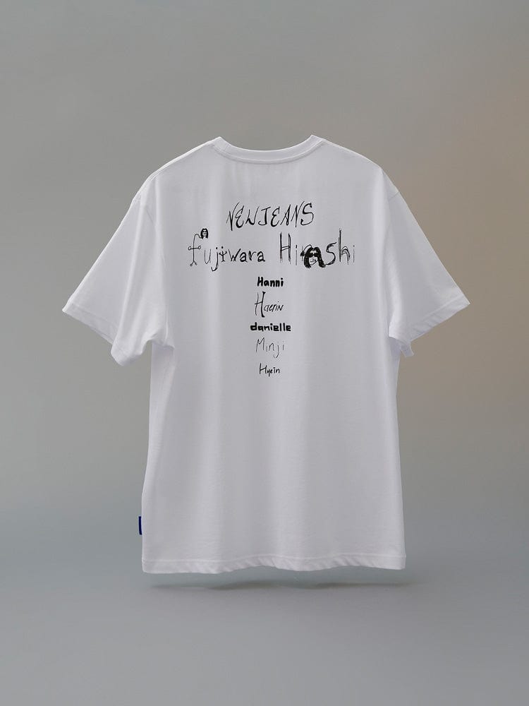 NEWJEANS APPAREL NewJeans x Hiroshi Fujiwara 꼴레 티셔츠 VER.4 (WHITE)