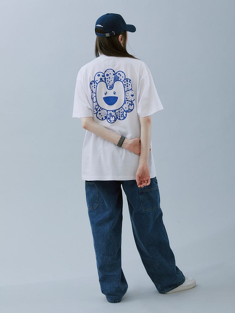 NEWJEANS APPAREL NewJeans x MURAKAMI 티셔츠 (WHITE)