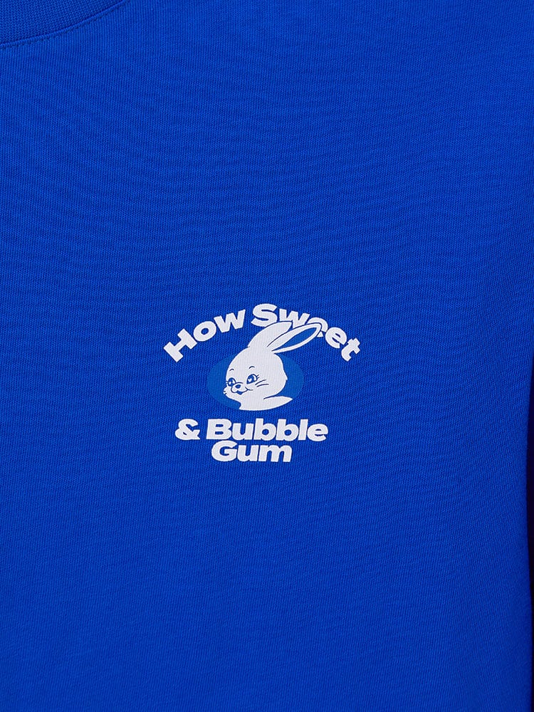 NewJeans APPAREL NJ How Sweet 티셔츠 (BLUE)