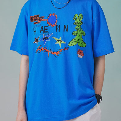 NJ How Sweet Tシャツ (HAERIN) – LINE FRIENDS SQUARE