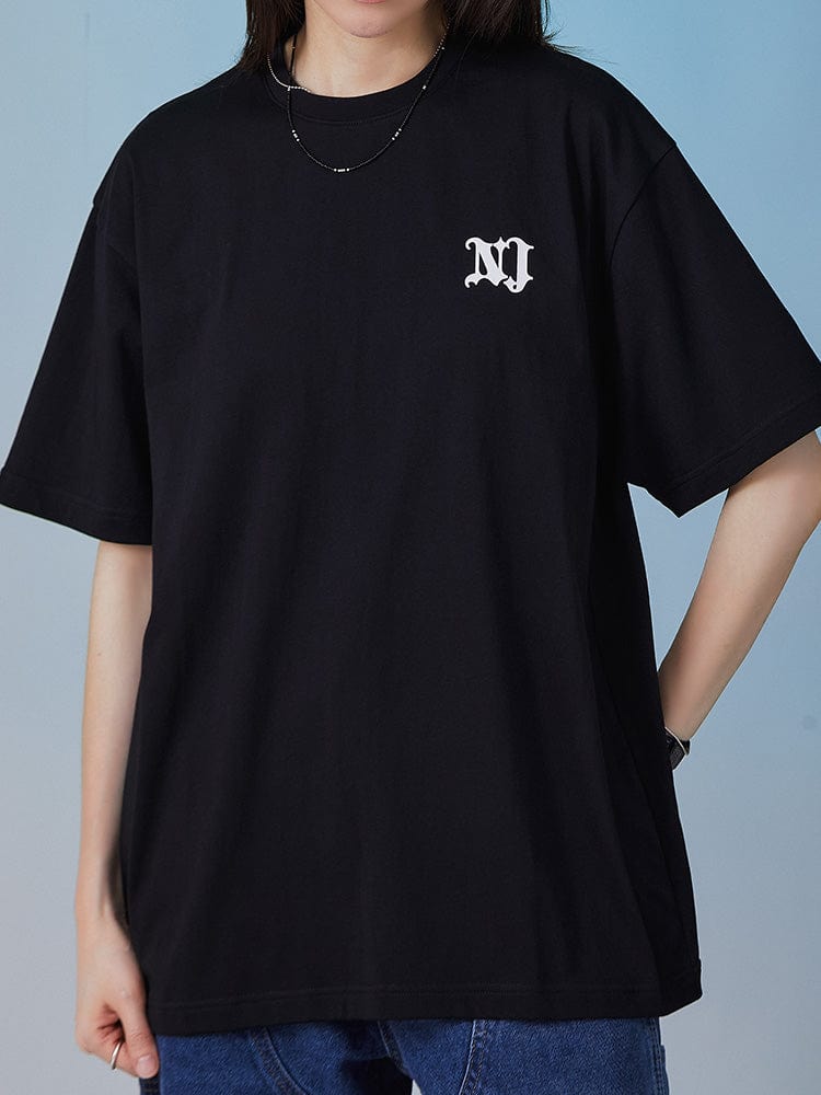NewJeans APPAREL THE POWERPUFF GIRLS x NJ 티셔츠 (BLACK)
