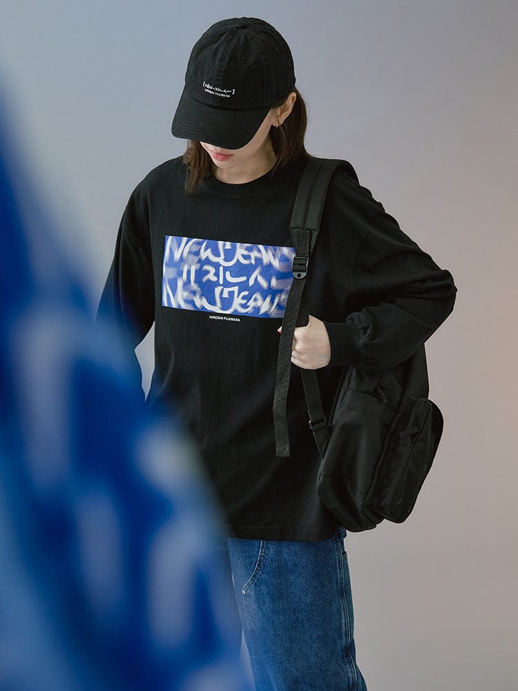 NewJeans APPERAL NewJeans X Hiroshi Fujiwara 꼴레 긴소매 티셔츠 ver.1