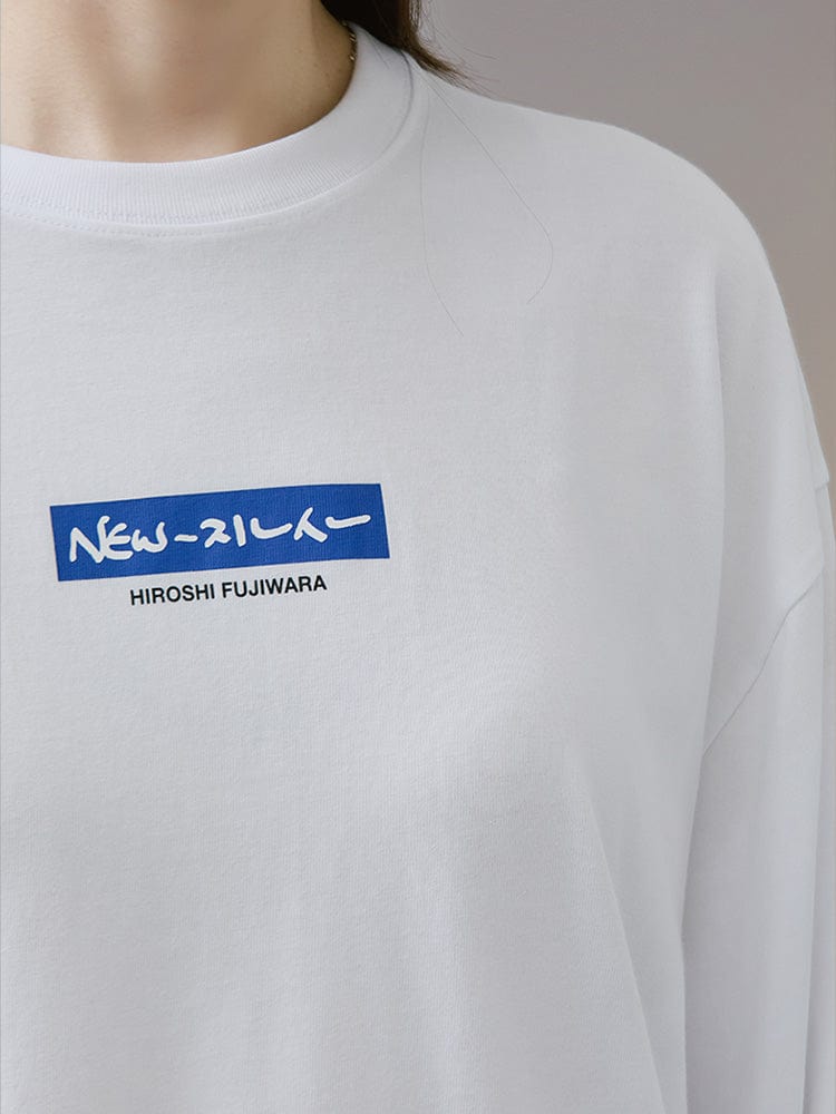 NewJeans APPERAL NewJeans X Hiroshi Fujiwara 꼴레 긴소매 티셔츠 ver.2