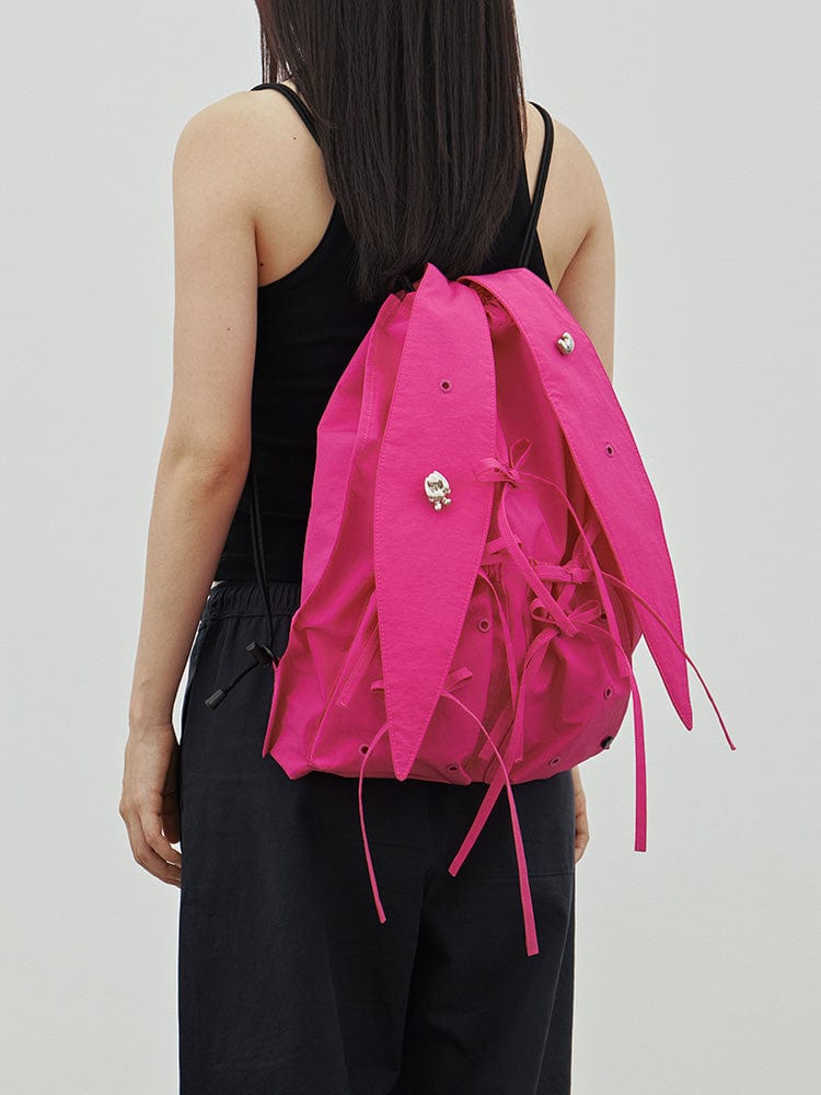 NewJeans BAG 단품 NJ X 꼴레 래빗 스트링백 (FUCHSIA PINK)