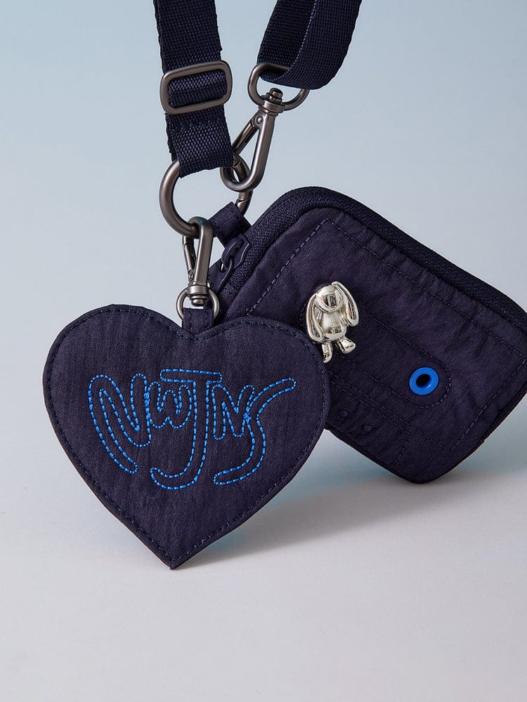 NewJeans BAG 단품 NJ X 꼴레 카드지갑 세트 (MIDNIGHT BLUE)