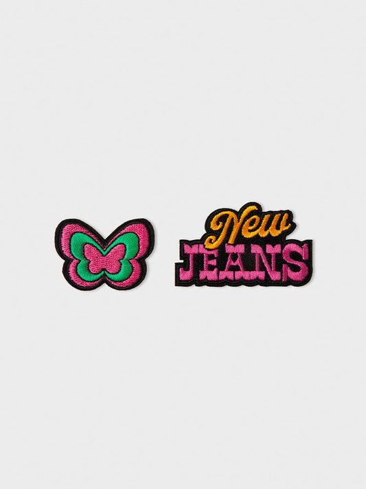 NewJeans BEAUTY/ACC STICON (2PCS) [팸세제외] NJ X 꼴레 Get Up 나비 와펜 리버스 스티콘 2개입