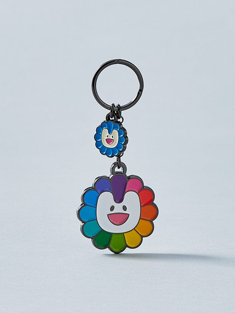 NewJeans KEYRING 단품 [2차예약판매 종료] NewJeans x MURAKAMI 메탈 키링 (FLOWER)