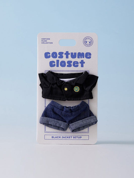 NewJeans PLUSH 단품 [패밀리세일] bunini 인형 클로젯 How Sweet 블랙 자켓 셋업