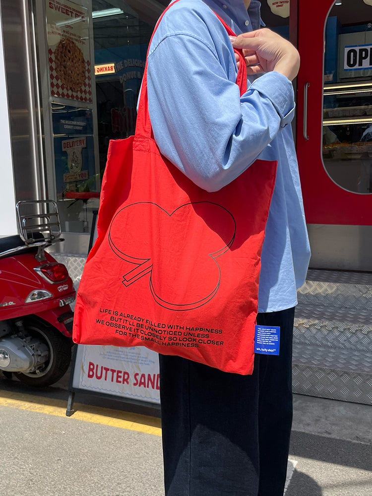 Oh, lolly day! BAG 단품 오롤리데이 Clover 스탠다드백 Red