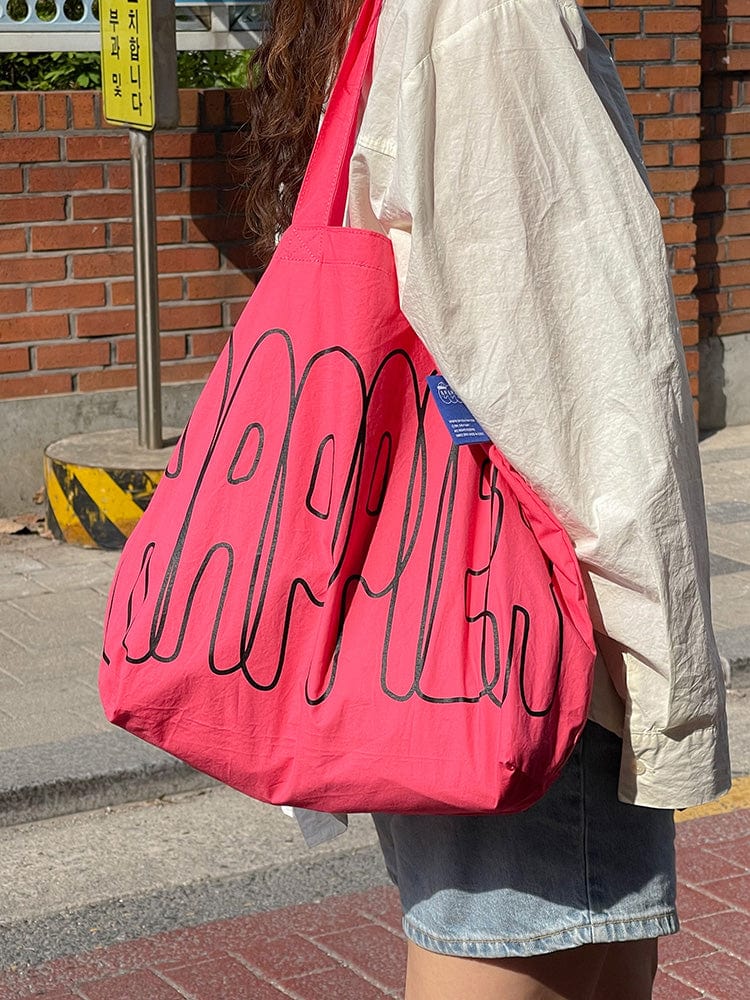 Oh, lolly day! BAG 단품 오롤리데이 Happier 나일론 빅백 Pink