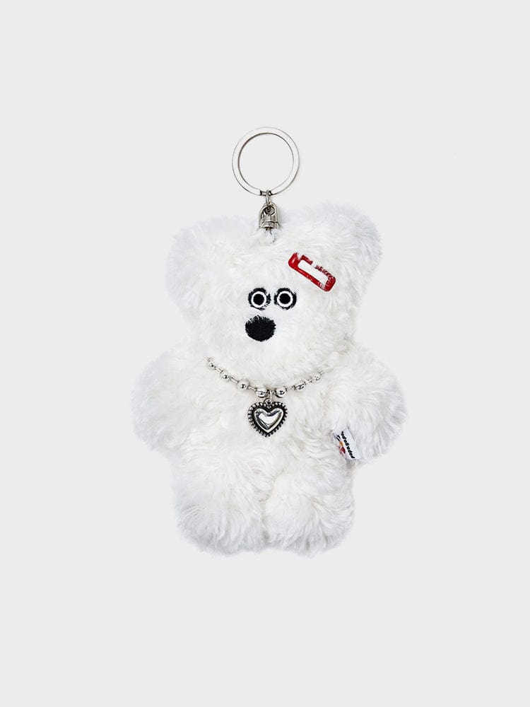PAPAGOPAPA KEYRING 단품 [패밀리세일] 파파고파파 피즈 전신 키링 화이트 (목걸이ver)