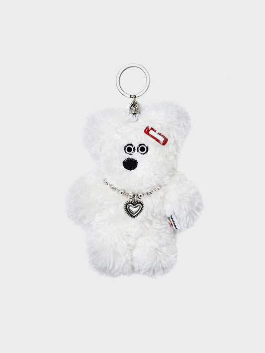 PAPAGOPAPA KEYRING 단품 [패밀리세일] 파파고파파 피즈 전신 키링 화이트 (목걸이ver)