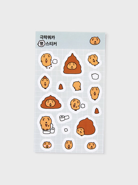 PARADISE QUOKKA OFFICE_ 씰 스티커 극락쿼카 씰 스티커