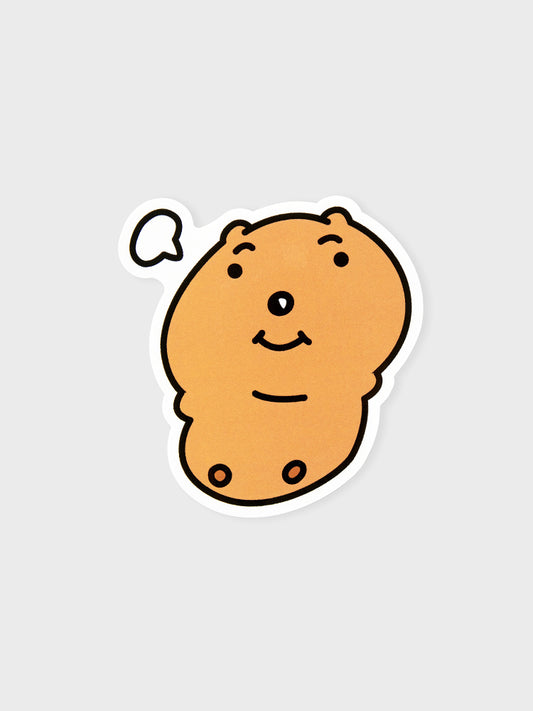 PARADISE QUOKKA OFFICE_ 휴식 쿼카 스티커 극락쿼카 휴식 쿼카 빅 리무버블 스티커