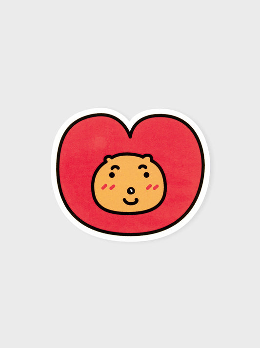 PARADISE QUOKKA OFFICE_ 사랑 쿼카 스티커 극락쿼카 사랑 쿼카 빅 리무버블 스티커