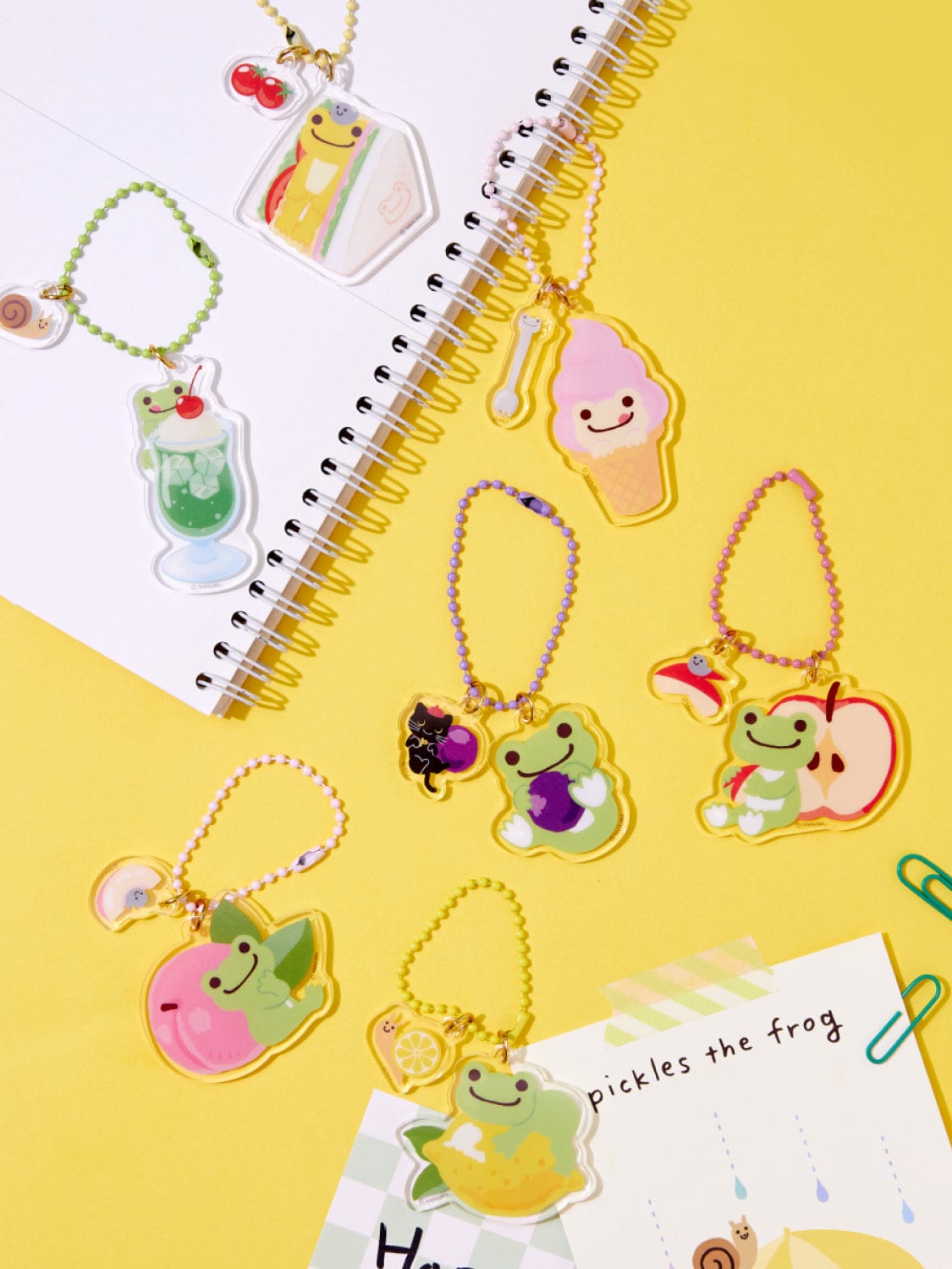 pickles the frog KEYRING 피클스더프로그 아크릴 키링