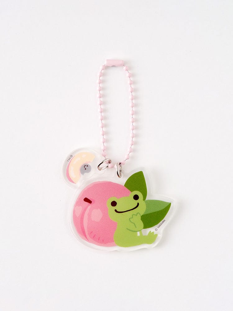 pickles the frog KEYRING PEACH 피클스더프로그 아크릴 키링