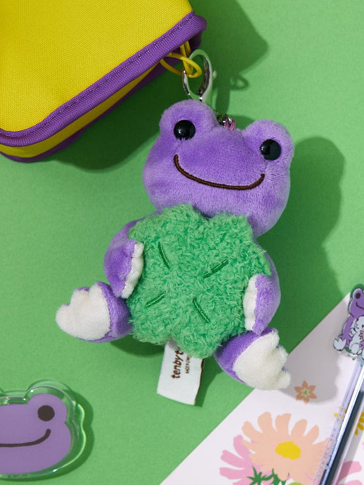 pickles the frog KEYRING PURPLE 피클스더프로그 8CM 클로버 인형 키링