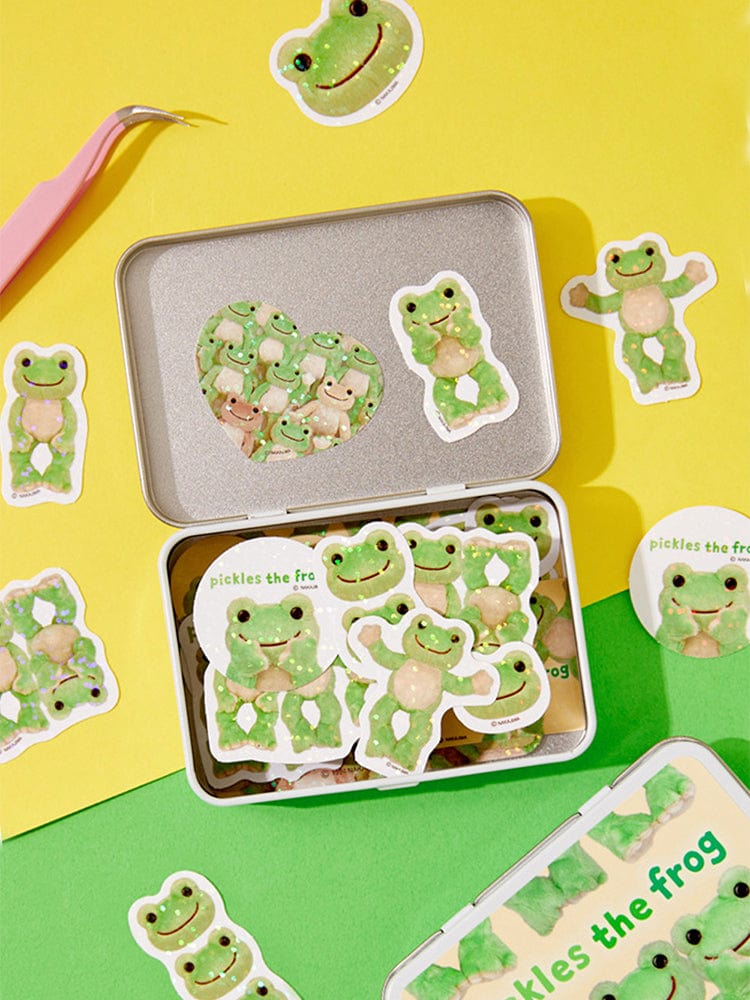 pickles the frog STICKER/CARD 단품 피클스더프로그 틴케이스 스티커 세트