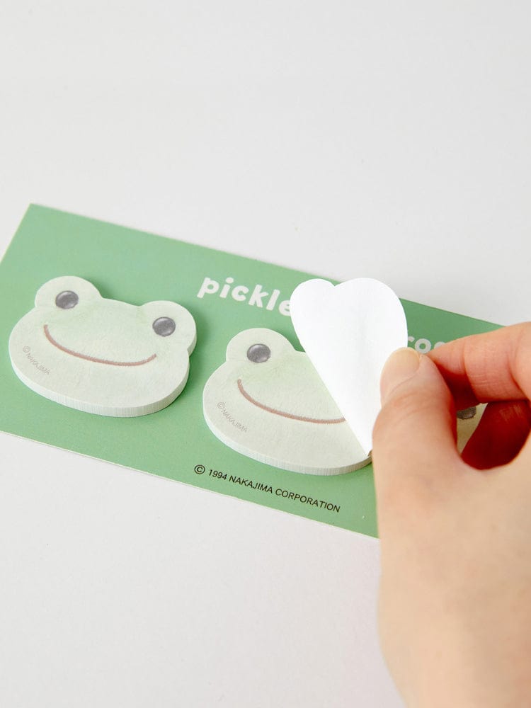 thumbnail image 2 of Xqumoi 57Pcs Frog Sticky Notes Set With Pen, Stickers, Stationery - 0.5mm Black Gel Ballpoint Pens, Self-Stick Note Pads, Cartoon Vinyl Stickers For... 2 of 12