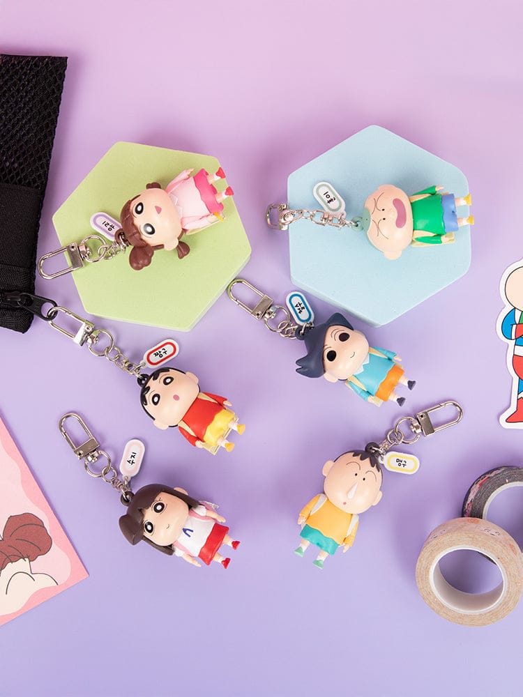 RANDOM SQUARE CRAYON SHINCHAN KINDERGARTEN BAG KEYRING