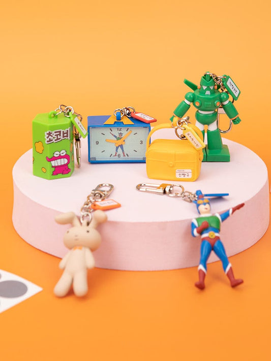 RANDOM SQUARE KEYRING_ 랜덤 짱구는 못말려 키링 랜덤 스퀘어 짱구는 못말려 미니어쳐 키링