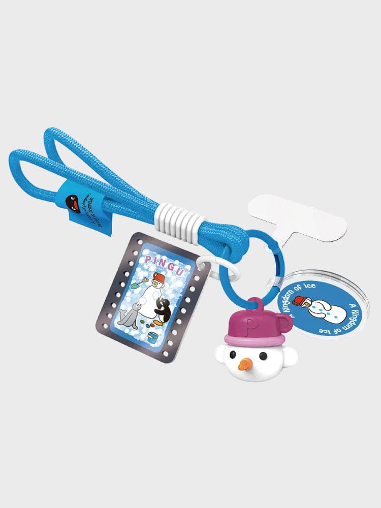 RANDOM SQUARE KEYRING_ 랜덤 핑구 키링 랜덤 스퀘어 핑구 남극 팬던트 스트랩 키링