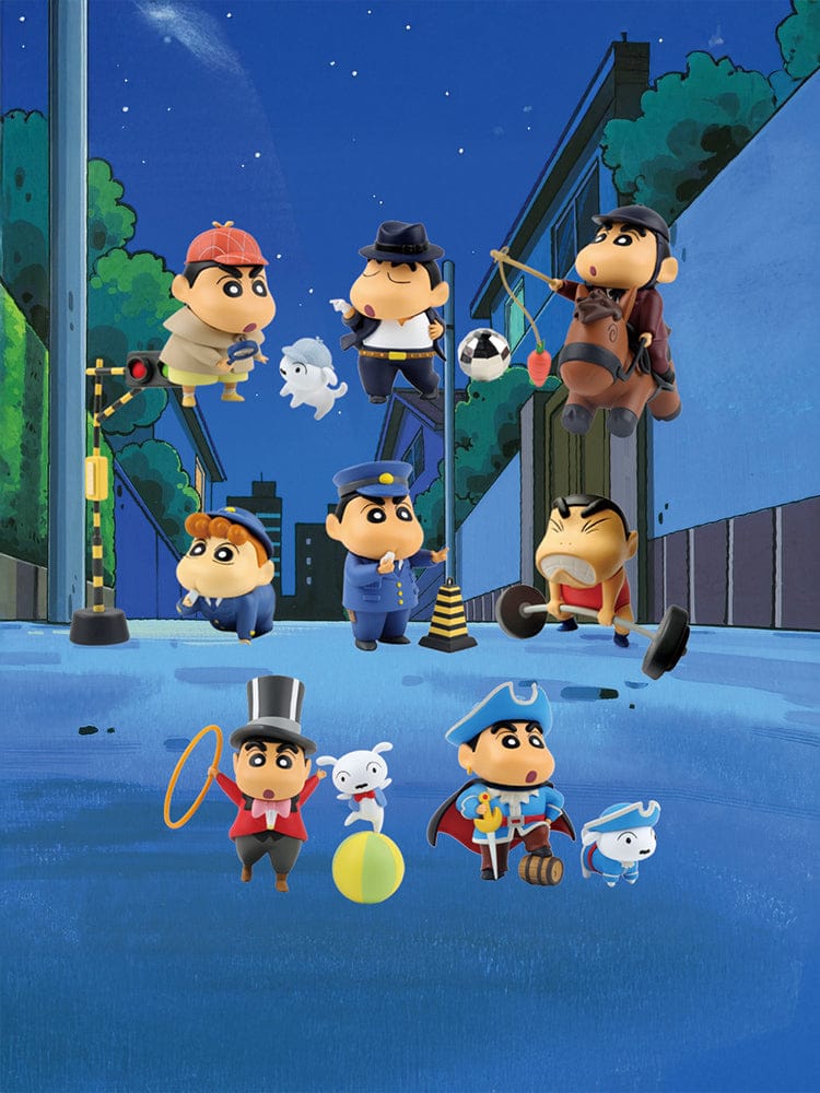 RANDOM SQUARE TOY_ 랜덤 짱구는 못말려 키링 랜덤 스퀘어 짱구는 못말려 직업시리즈 피규어