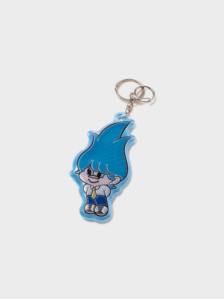 RIIZE X Good Luck Trolls KEYRING 앤톤 [RIIZE X Good Luck Trolls] LED 네임택