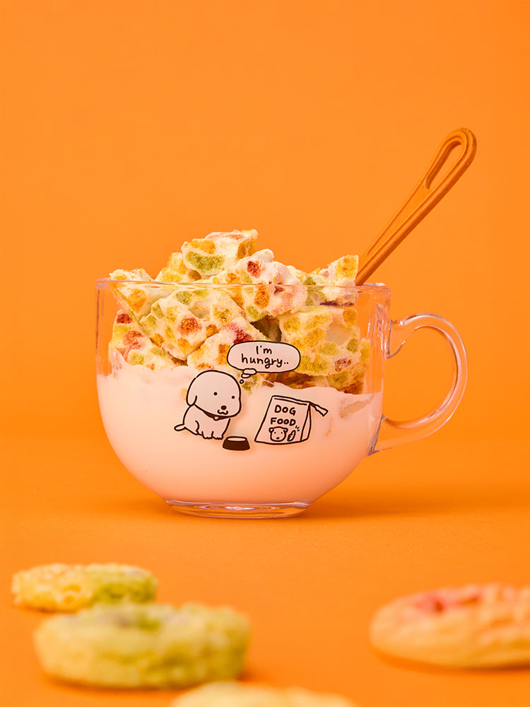 SOOBOOKZ LIVING_ 단품 수북즈 누렁 배고파요 시리얼 컵 (470ml)