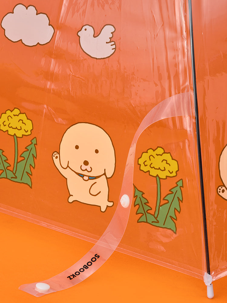 SOOBOOKZ TRAVEL_ 단품 수북즈 투명 우산