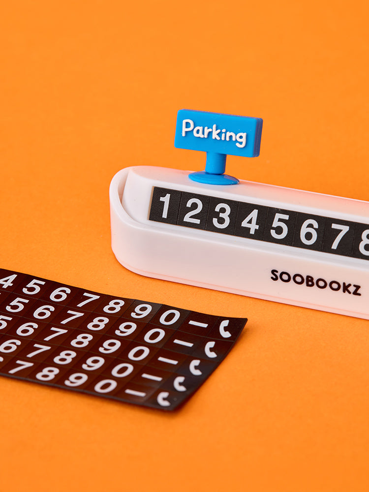 SOOBOOKZ TRAVEL_LIVING_ 단품 수북즈 피규어 주차 번호판