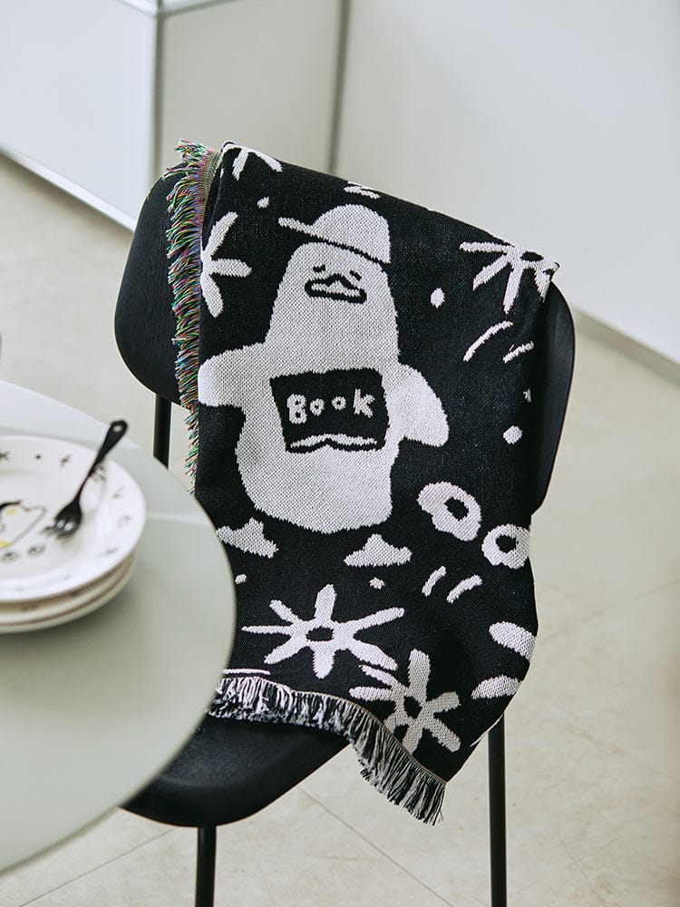 SSEBONGRAMA LIVING_ 부리 담요 쎄봉라마 부리 스케치 담요