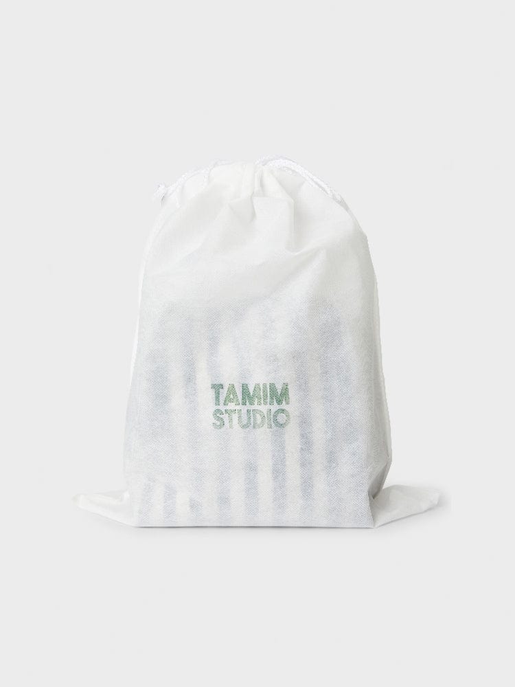 TAMIM STUDIO BAG BLACK 타밈 빅 큐브백 비트맨 키링 세트 Black Stripe