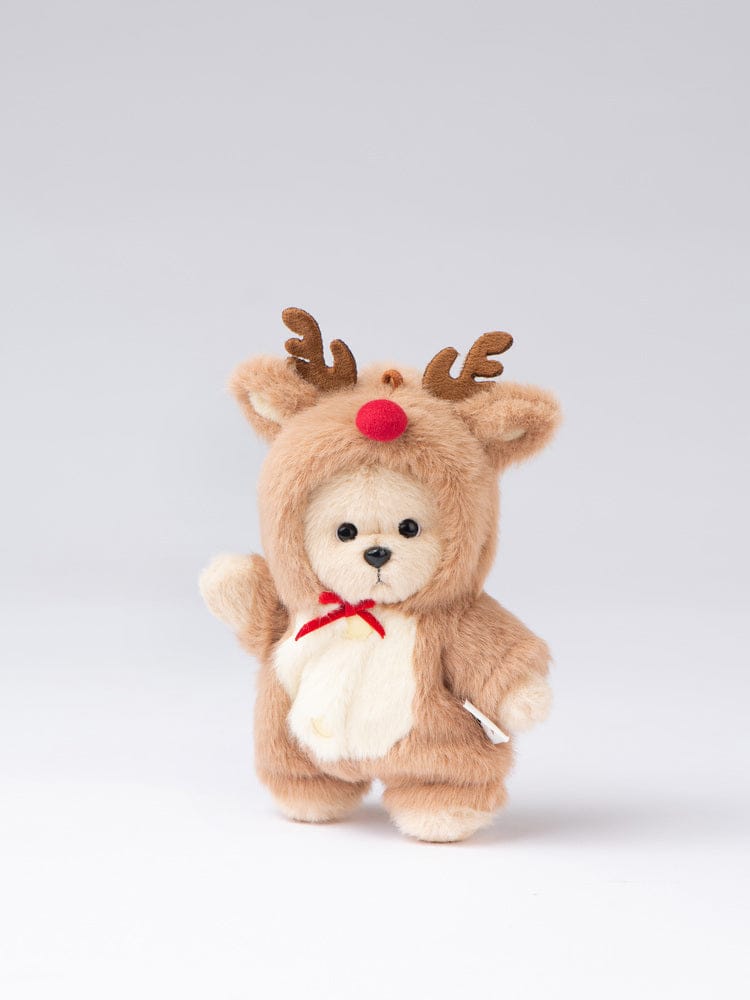 TEDDY TALES PLUSH 밀크티 루돌프 테디테일즈 레나베어 루돌프 키링 밀크티