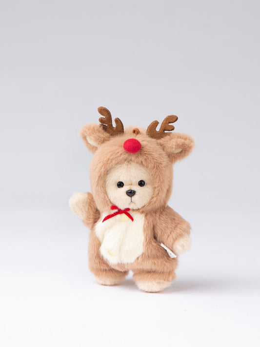 TEDDY TALES PLUSH 밀크티 루돌프 테디테일즈 레나베어 루돌프 키링 밀크티