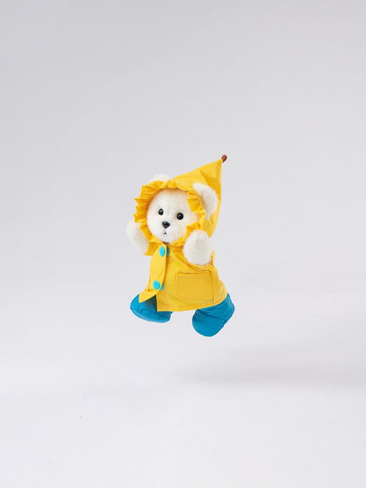 TEDDY TALES PLUSH 단품 테디테일즈 의상 노란 우비 옷 XS