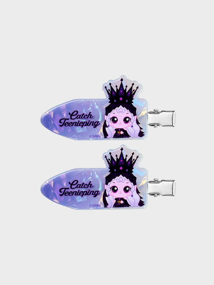 TEENIEPING BEAUTY/ACC_ 이클립스핑 캐치티니핑 시즌6 홀로그램 삼각 집게핀