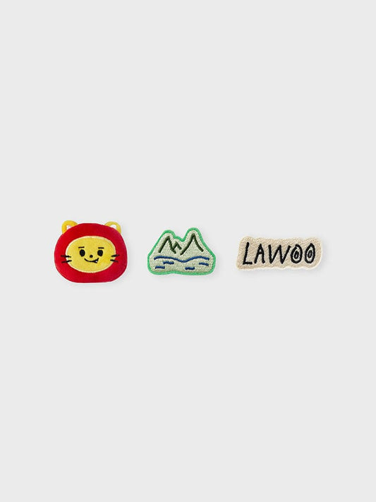 TRUZ BEAUTY/ACC LAWOO [패밀리세일] TRUZ LAWOO 아티스트 인형 뱃지 세트