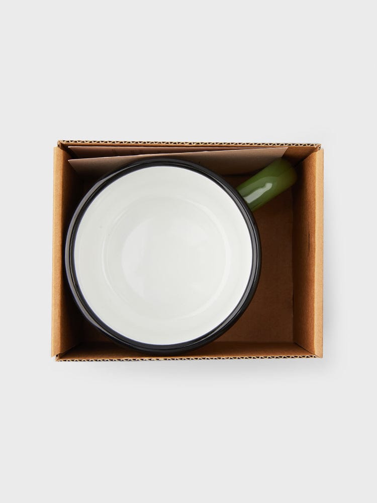 WARMGREY TAIL HOUSEHOLD 단품 웜그레이테일 브라운 베어 법랑컵 Green