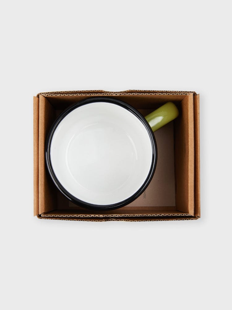 WARMGREY TAIL HOUSEHOLD 단품 웜그레이테일 허기 베어 법랑컵 Olive