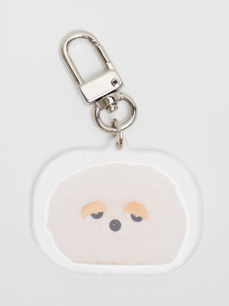 WASABI BEAR KEYRING_ 피곤한 인절미 [패밀리세일] 와사비베어 아크릴 키링 - 피곤한 인절미
