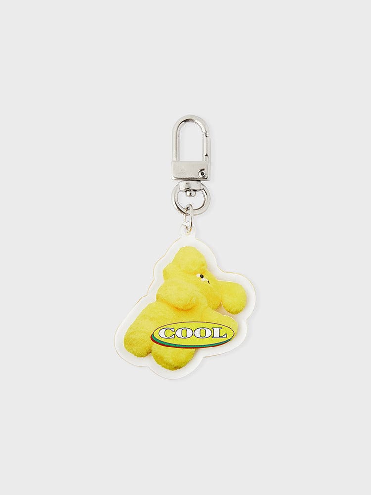 WASABI BEAR KEYRING 단품 와사비베어 아크릴 키링 - 머쓱타드베어