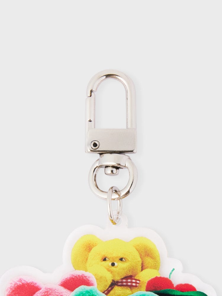 WASABI BEAR KEYRING 단품 와사비베어 아크릴 키링 - 와사비베어프렌즈